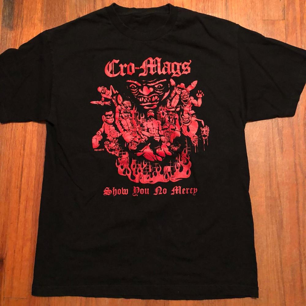 Cro-mags Band Show You No Mercy Tour T-shirt unisex S-XL SG241 Unisex T-Shirt L