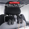 Pvc Leather Car Headrest Hook Conveniently Organizes Car Interior And Provides Stable Hanging Support For Daily Belongings