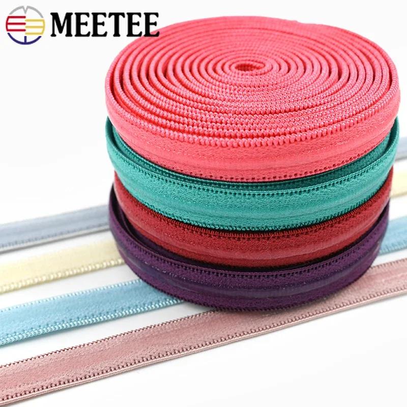 1/3/5/10M 10mm Elastic Band for Bra Non-slip Shoulder Straps Clothing Sewing Rubber Bands Underwear Stretch Belt Tape Accessory