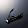 Suwada Nail Clipper Black S Stainless Steel Ergonomic Design Precision Nail Nipper