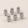 10Pcs 201 Stainless Steel M6 Thread Straight Hydraulic Grease Fitting Grease Nozzle Connection Grease Nipples For Bearing