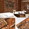 DIY 3D Imitation Brick Wall Stickers Peel and Stick Background Wallpaper  Wallboard Renovation