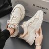 2024 New Men's Thick-Soled Sports Shoes Casual Shoes Lace-Up Fashion Shoes Men's Outdoor Running Sports Shoes Vulcanized Shoes
