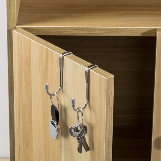Over The Door Door Hanger Free Punching No Trace Stainless Steel Clothes Rack for Home