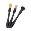 3-Piece Car Detailing Brush Set: Crevice, Wash, and Wheel Brushes