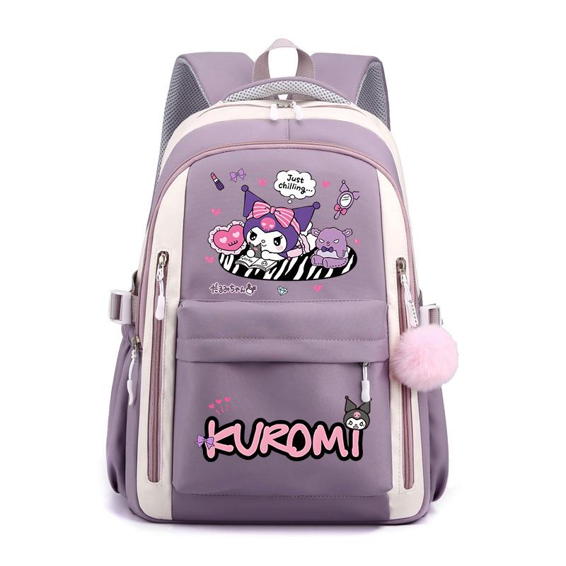 Cartoon Printed Schoolbag Japanese Primary School Students Junior High School Large Capacity Cute Cartoon Backpack