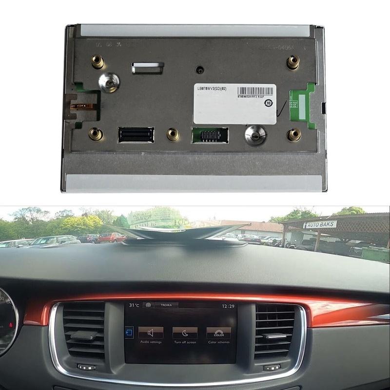 LB070WV3(SD)(02) LCD Display for Peugeot 508 2011-2017 Head Unit Sat Nav Screen Replacement 9800835780