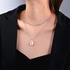 Retro Ethnic Style Natural Shell Necklace Double-layer Necklace Accessories Spot
