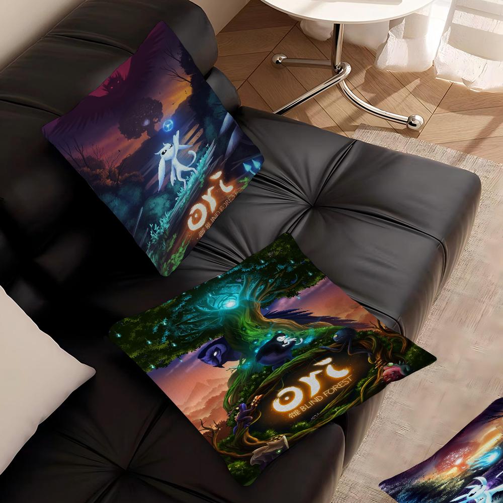 Ori And The Blind Forest Cushion Cover Inches Farmhouse Decor Home Throw Pillow Covers For Couch Decorations