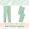 Autumn Girls' Cute Rabbit Pattern Elastic Leggings