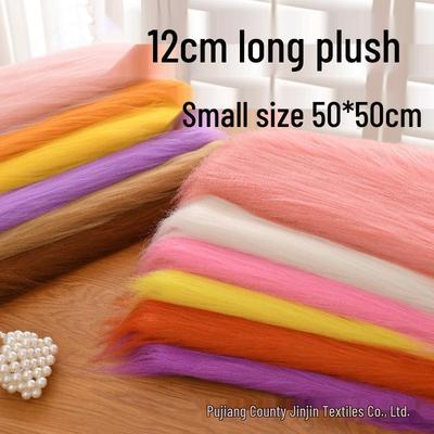 Tessuto Pelliccia Sintetica a Pelo Lungo 12cm per Cosplay e Giocattoli Fursuit