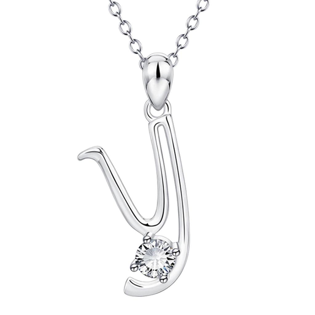 26 English Letters Fashionable Diamond Pendant Popular Items Necklaces