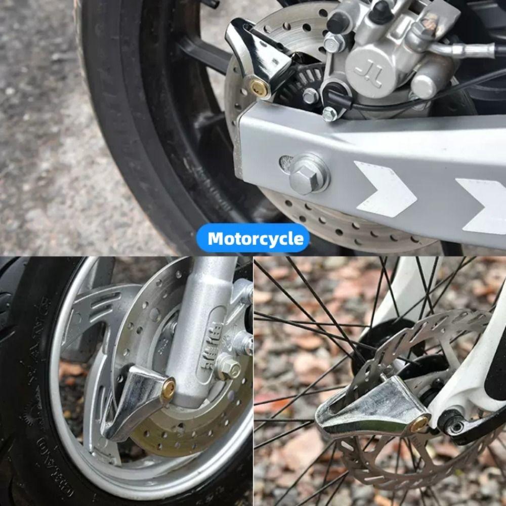 Alloy Motorcycle Disc Brake Lock Silver Padlock Accessories  Motorcycle/Scooter Moped/Motorbike
