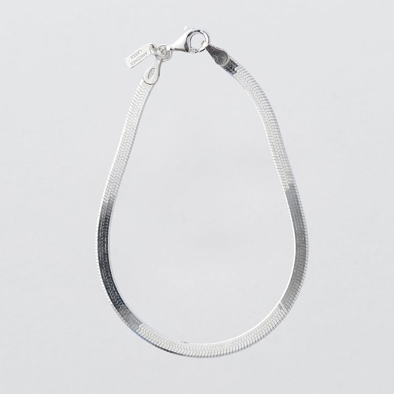 

Another Layer 3mm Flat Bracelet (silver925)(2color) silver