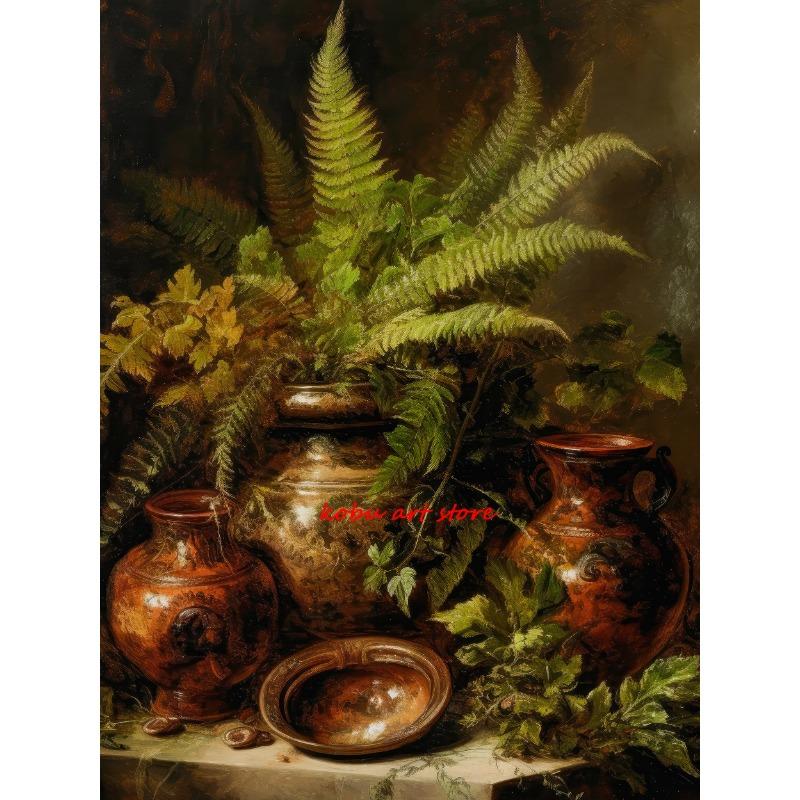 Pomegranate Apples Grapes Kitchen Fruit Food Bread Still Life Vintage Posters Canvas Printing Wall Art Picture Living Room Decor
