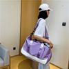 Sports Fitness Bag Women's Yoga Bag Dry and Wet Separation Contrast Color Shoulder Bag Short-distance Portable Travel Bag