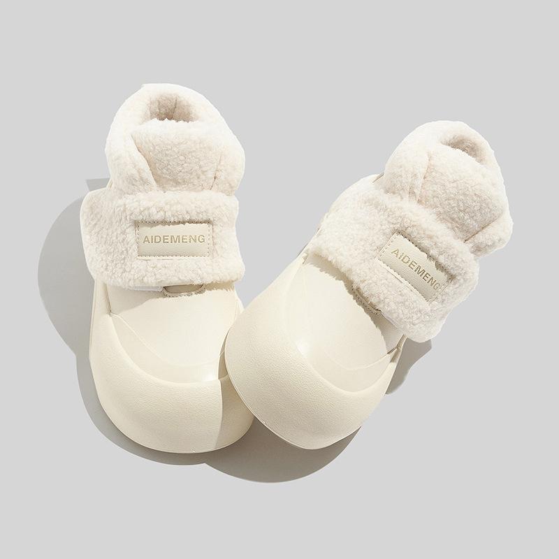 Belle velvet thickened warm cotton shoes winter new student high-top thick-soled cold-proof Velcro