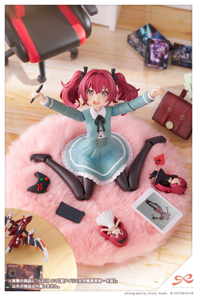 Kotobukiya Sosai Shojo Teien Koishikawa Emma [St. Academia Iris para Meninas, Divisão do Ensino Médio, Uniforme de Inverno] Altura total aprox.. 140mm escala 110