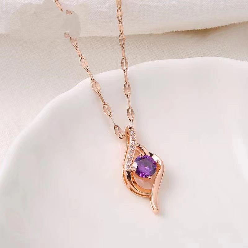 

Влюбись в ожерелье с первого взгляда, женский дизайн Sense Of Tide, подвеска Tisco с микроинкрустацией циркония и ювелирными изделиями Taigang