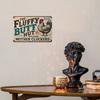 Vintage Fluffy Chick Metal Tin Sign Waterproof Kitchen Wall Decor Poster