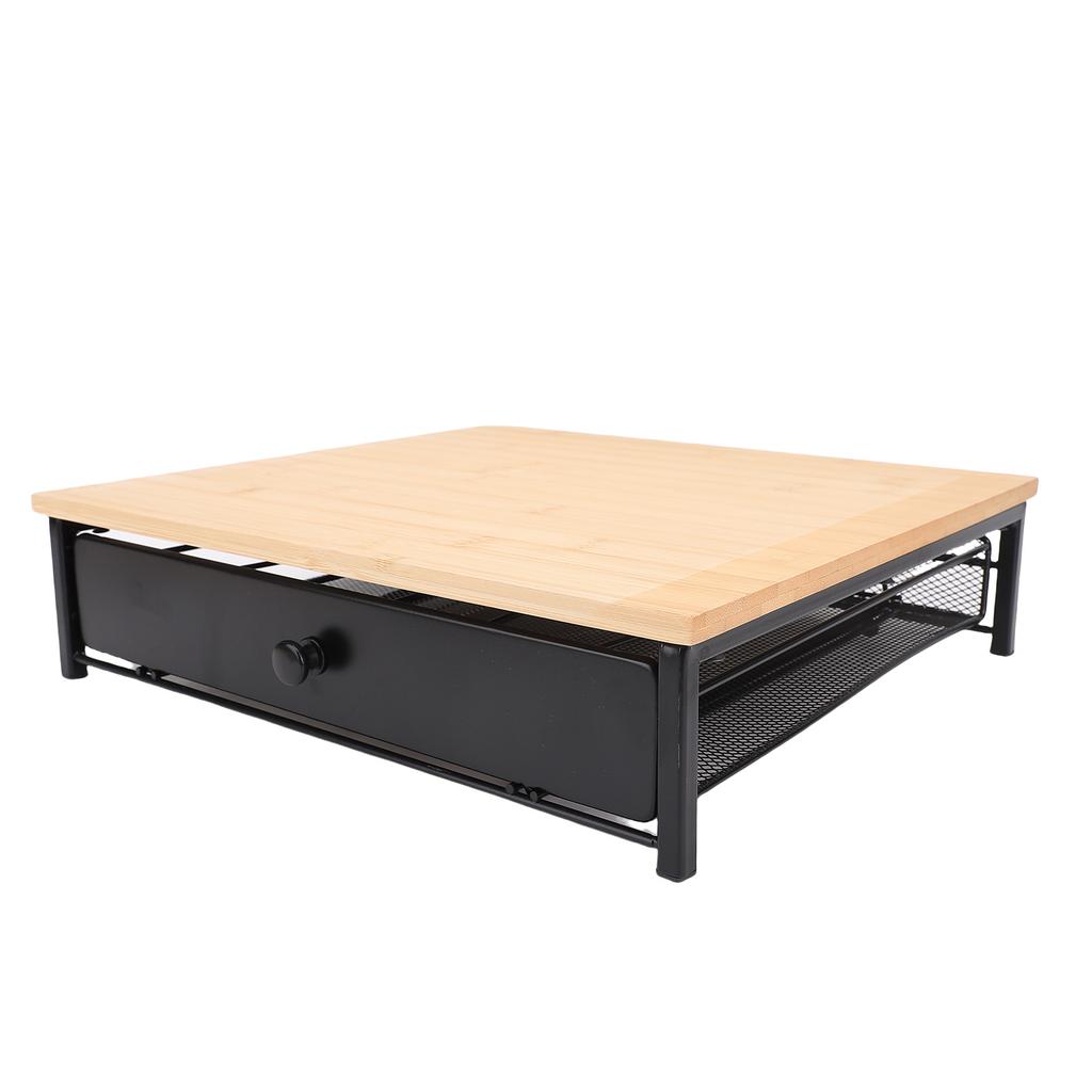 Kaffeepadhalter Schublade 36 Pads Fassungsvermögen Eisen Kapsel Aufbewahrungsschublade Arbeitsplatten Organizer für Kaffeestation