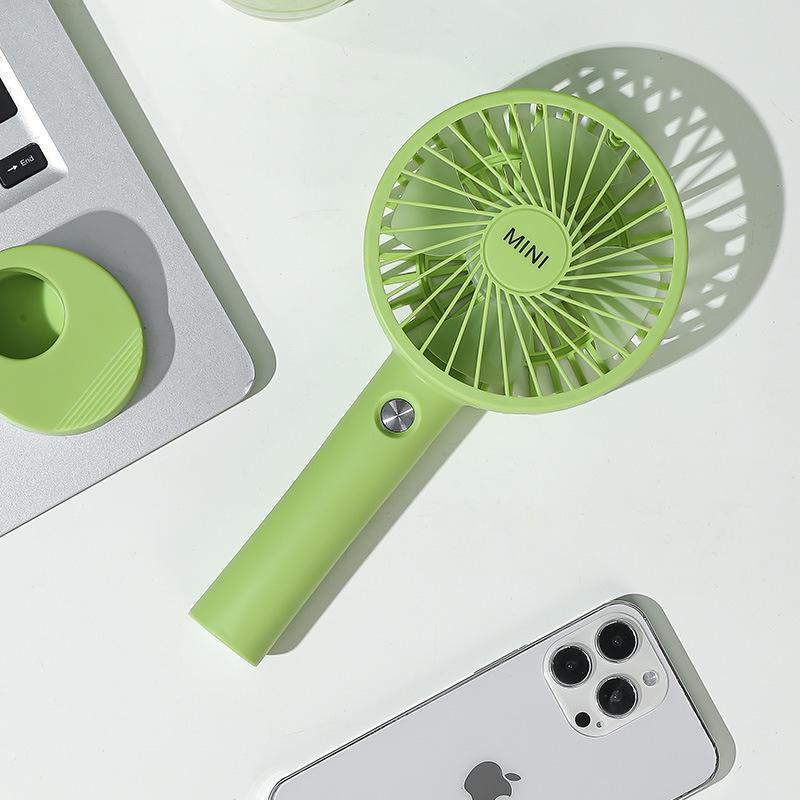 Portable USB Rechargeable Mini Handheld Fan - Compact Electric Fan for Desktop & Summer Cooling