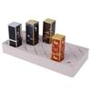 24 Slots Silicone Lipstick Organizer Makeup Cosmetics Holder Storage Box Display StandPink