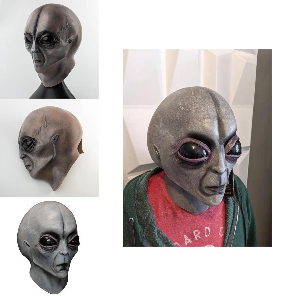 Neue 2021 Alien Latex Kopfbedeckung Halloween Horror Requisite