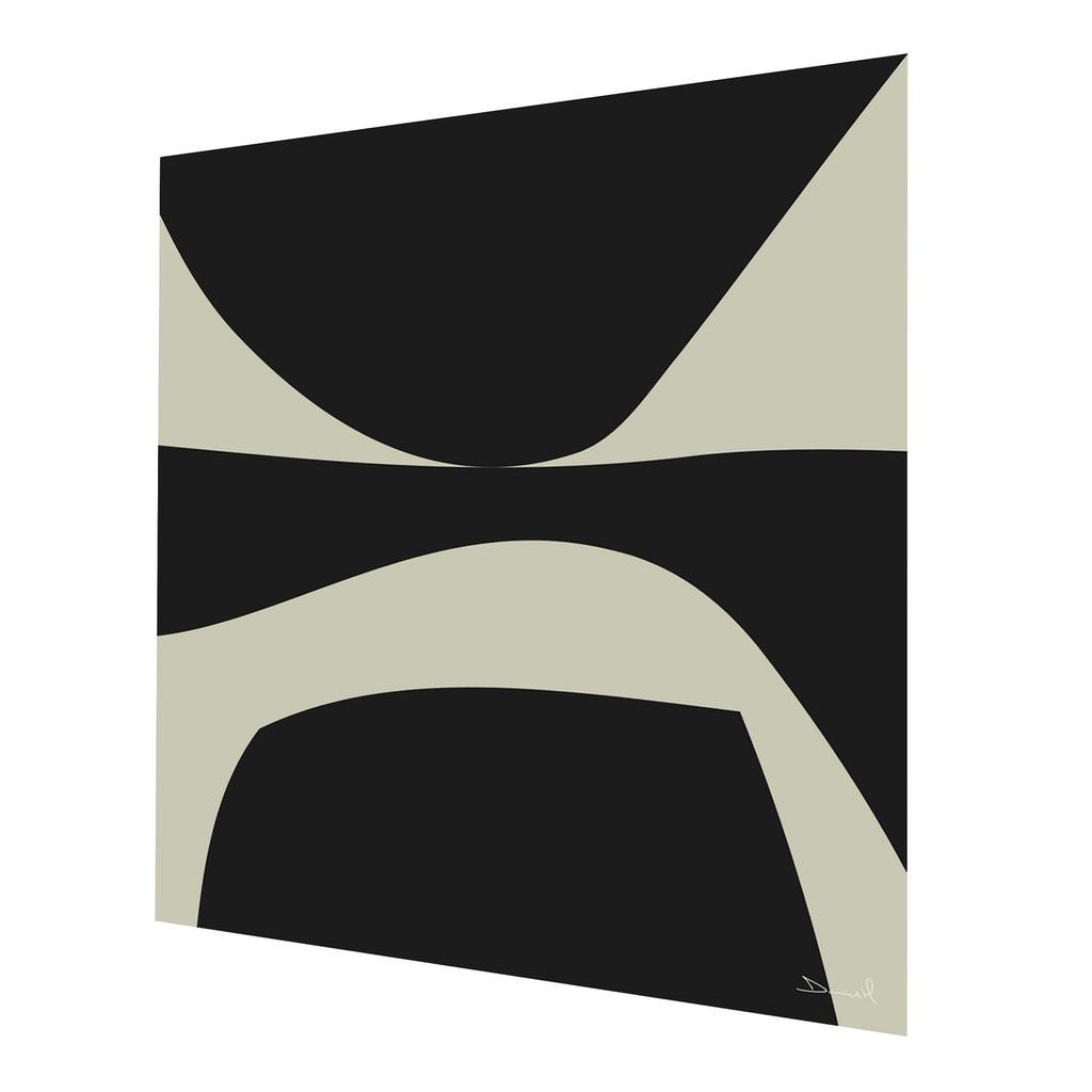 Dan Hobday Shaped Framed Canvas Print