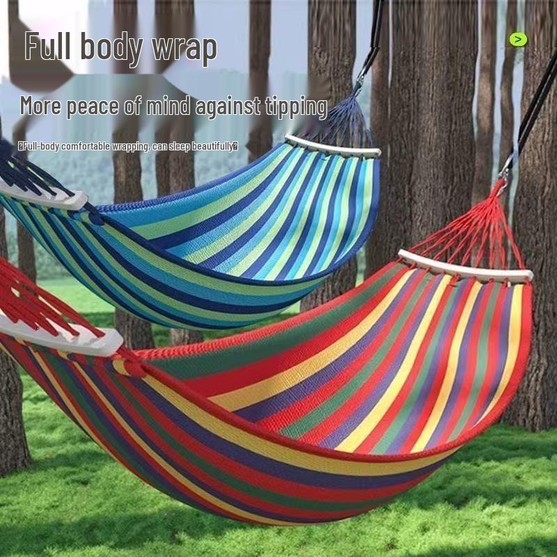 Portable Anti-Rollover Hammock for Camping - Adult/Child Wilderness Nap