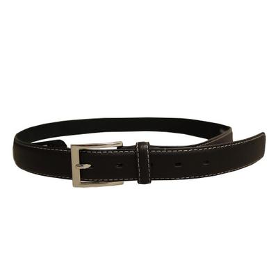 Mens Color-Stitch Leather Belt