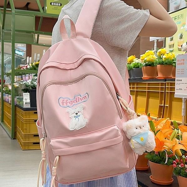 Schoolbag Mori Ins New High-value Fresh and Sweet Candy-colored Backpack, Lightweight Travel Backpack for Junior and Senior High School Students