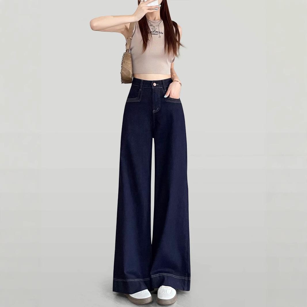 

Petite High-Waisted Retro Wide-Leg Jeans - Women s Autumn 2025 Collection 2X Large
