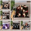 Kpop A-AteezS Kissenbezug Heimdeko Überwurf für Sofa Bett Auto Zimmerdeko Geschenkidee