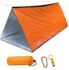 Outdoor PE Emergency Tent Portable Warm Emergency Blanket Thermal Blanket Lifesaving Refuge Emergency Sleeping Bag