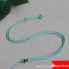 Adjustable Multi-Color Hand-Woven Jade Pendant Necklace Cord
