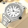 LIGE New Creative Men Watch Fashion Casual Comic Style Waterproof Men's Quartz Watch