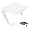 ABS Monitor Rack Silicone Pads Scratch Proof Adjustable Legs Sturdy ABS Screen Storage Shelf for Scr