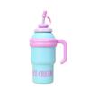 Leak Proof Outdoor Insulated Mug Creative Drinking Straw Cup Cold Beverages Cups  Household
