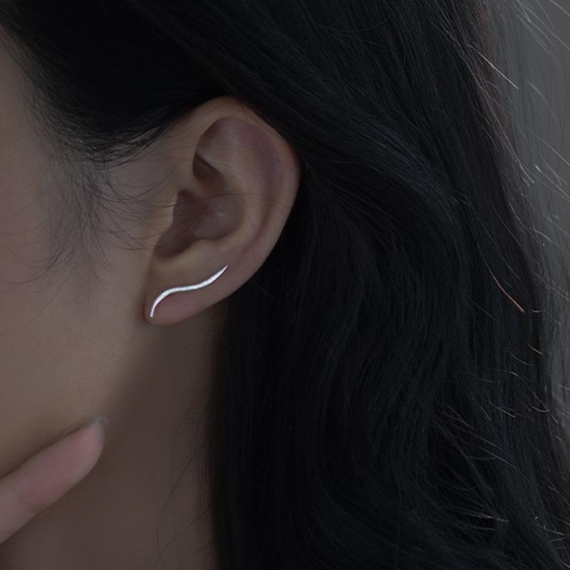 Earrings In Summer Niche Design New Simple and Cold Style Unique Earrings