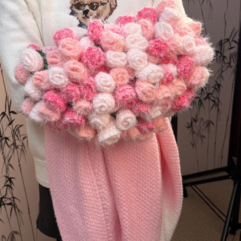 Sunflower Rose Bouquet Blanket - Perfect Mother's Day or Birthday Gift for Mom or Best Friend, Featuring a High-End Feel.