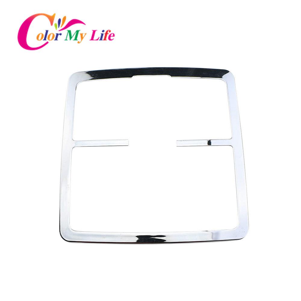 Color My Life Car Chrome Front Fog Lamps Lights Light Protector Cover Trim Sticker for Kia Sportage R Sportager 2012 -