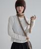 Mualeumoa Airy Knit String Scarf-Mocha Brown