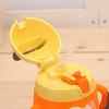 Cute Baby Cup Kids Children Learn Feeding Drinking Water Straw Handle Bottle Training Cup Baby