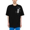 Off-White Short-Sleeve Tee Black/Grey Men Tops OMAA161S24JER0021006