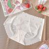 Plus Size Strawberry Seamless Ice Silk Panties for Women Summer Thin Comfortable Hip Hugger Briefs  New