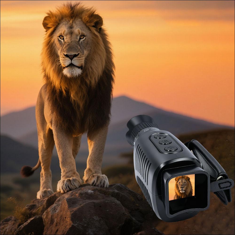 R7 Night Vision Monocle Infrared Optical Monocular Digital Zoom 5X Photo 300M Long Range Telescope Night Vision For Hunting