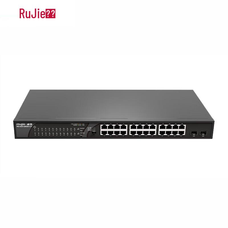 Ruijie RG-ES126GS-LP 24-Port Gigabit Unmanaged PoE Switch