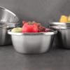 Yishuxiang 24cm Stainless Steel Deep Soup Basin (2-Pack)