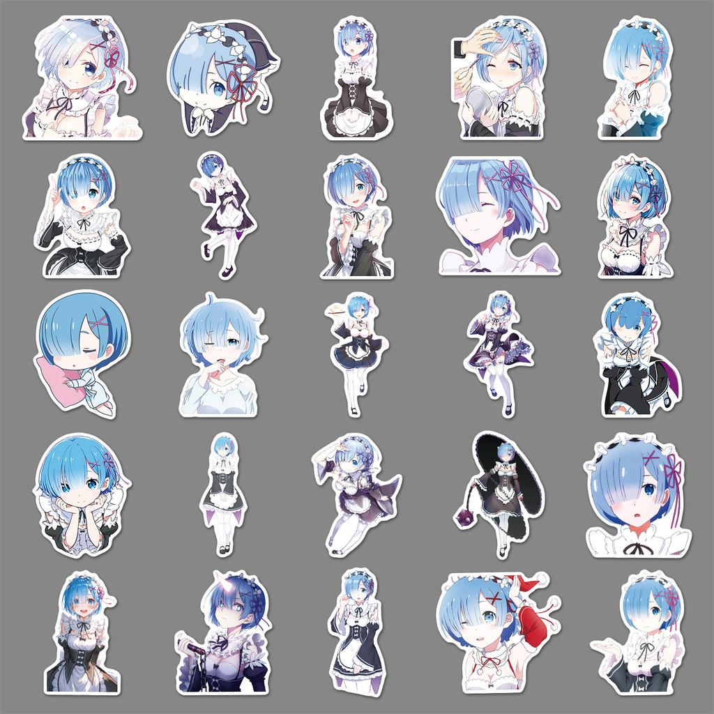 51 New Style Graffiti Stickers Personalized Cartoon Japanese Comic Decoration Mobile Phone Case Computer Stickers